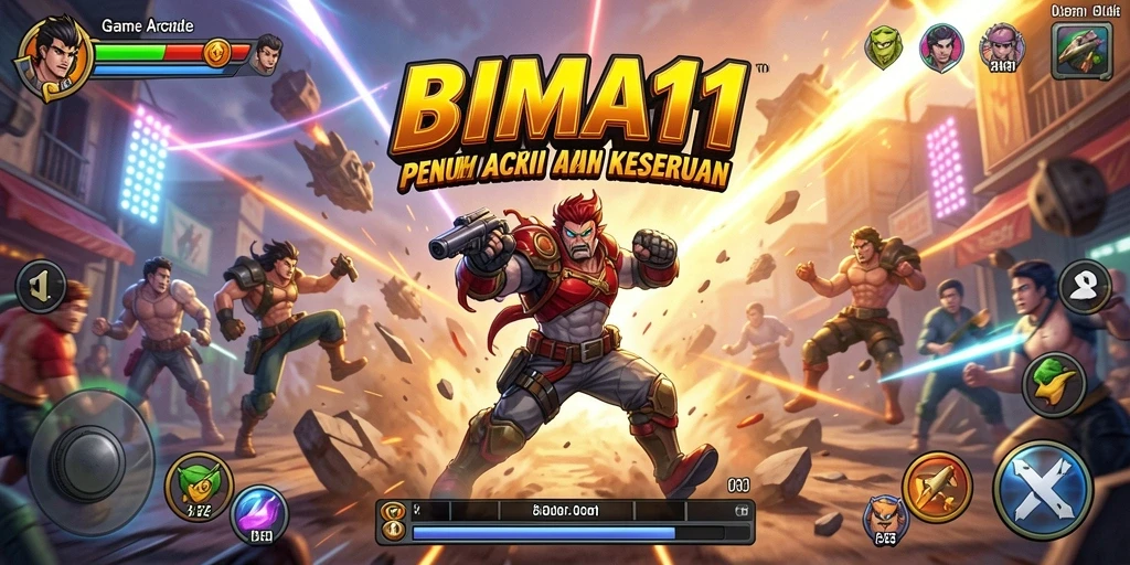 Tampilan menarik dari gameplay BIMA11 yang penuh aksi.