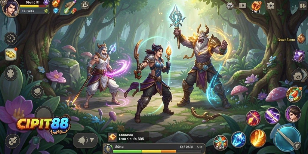 Gameplay seru CIPIT88 dengan karakter dan petualangan menakjubkan.