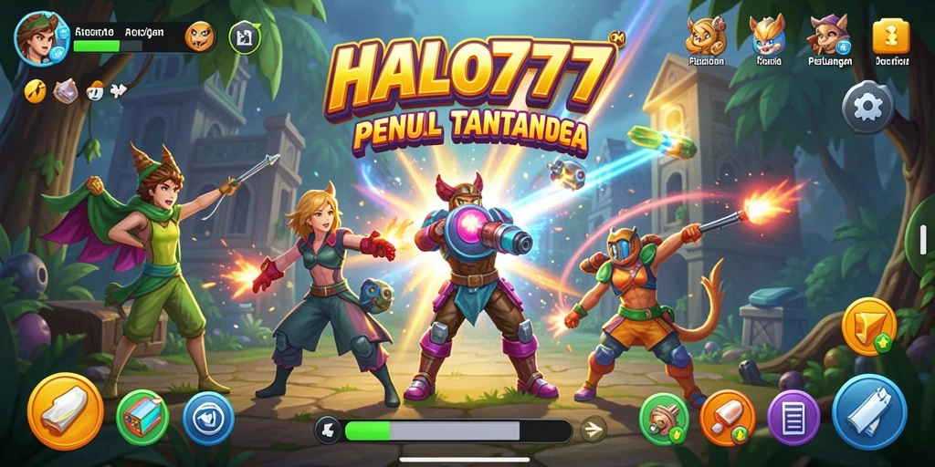 Tampilan gameplay HALO777 yang seru dan penuh aksi.