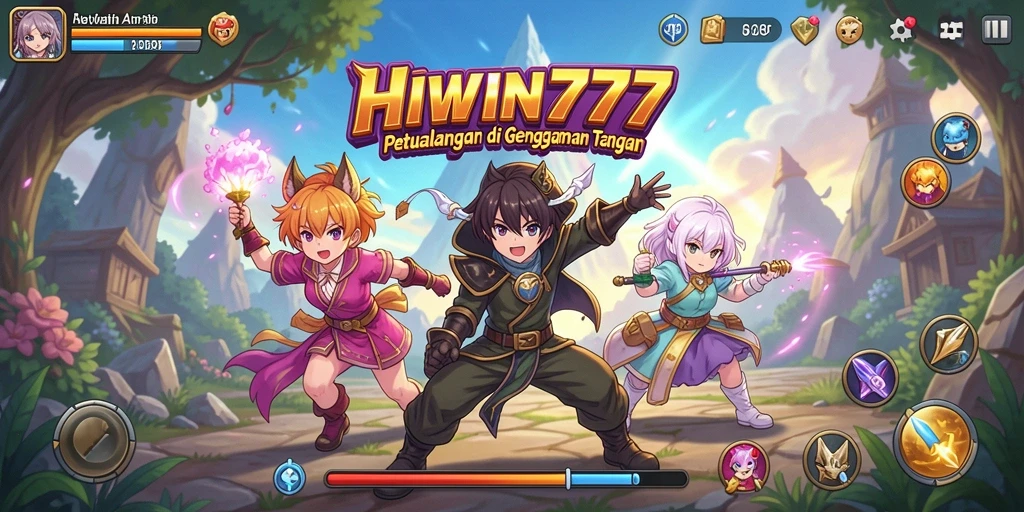Tampilan menarik dari gameplay HIWIN777 dengan karakter anime yang menawan.