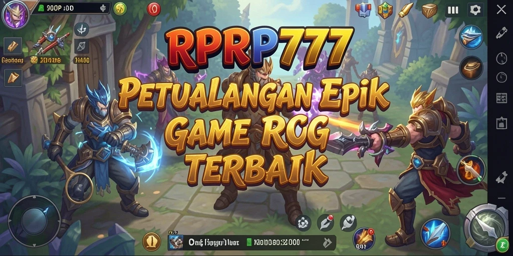 Tampilan gameplay seru dari RPRP777 dengan pertarungan mendebarkan.